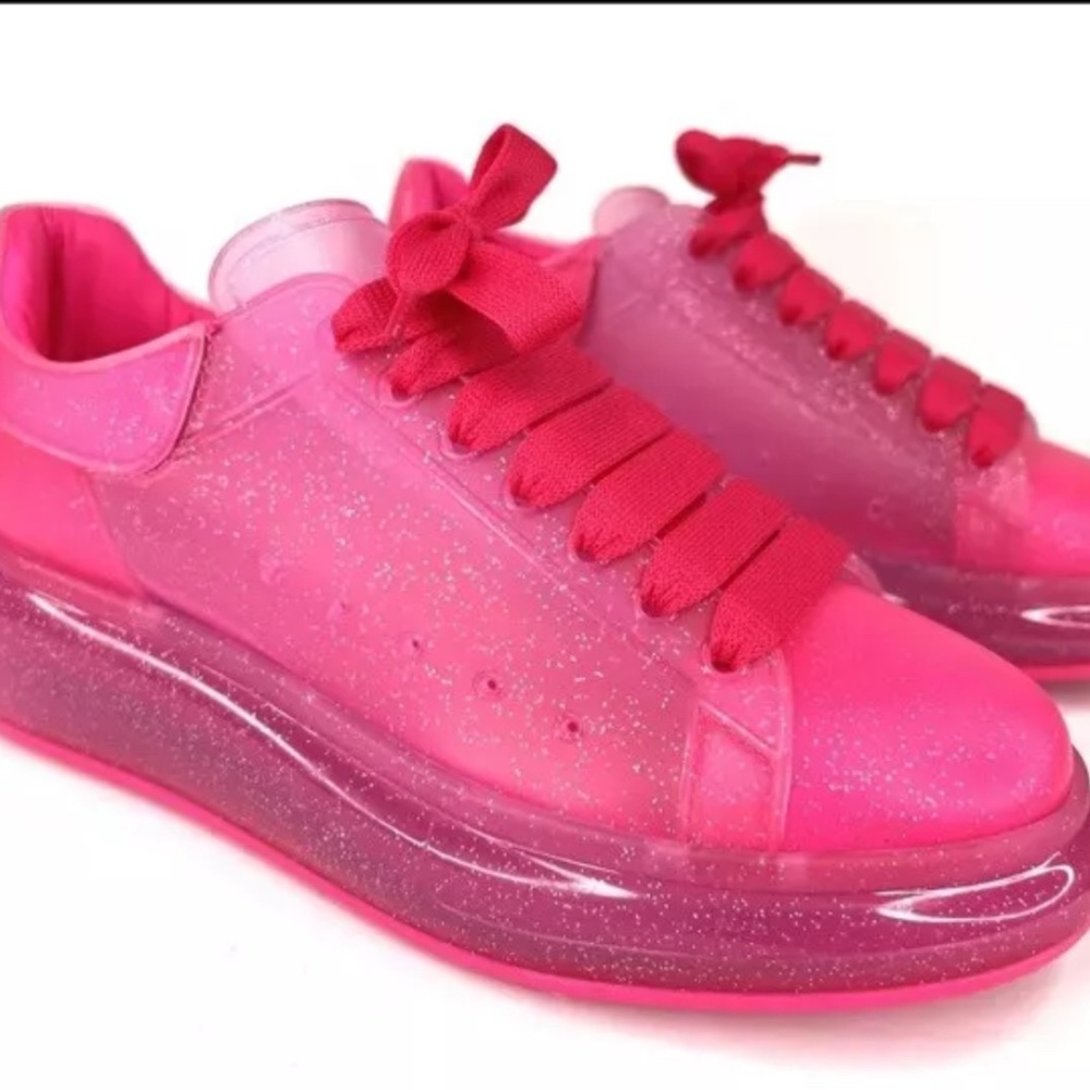 Barbie Pink jelly Alexander McQueens